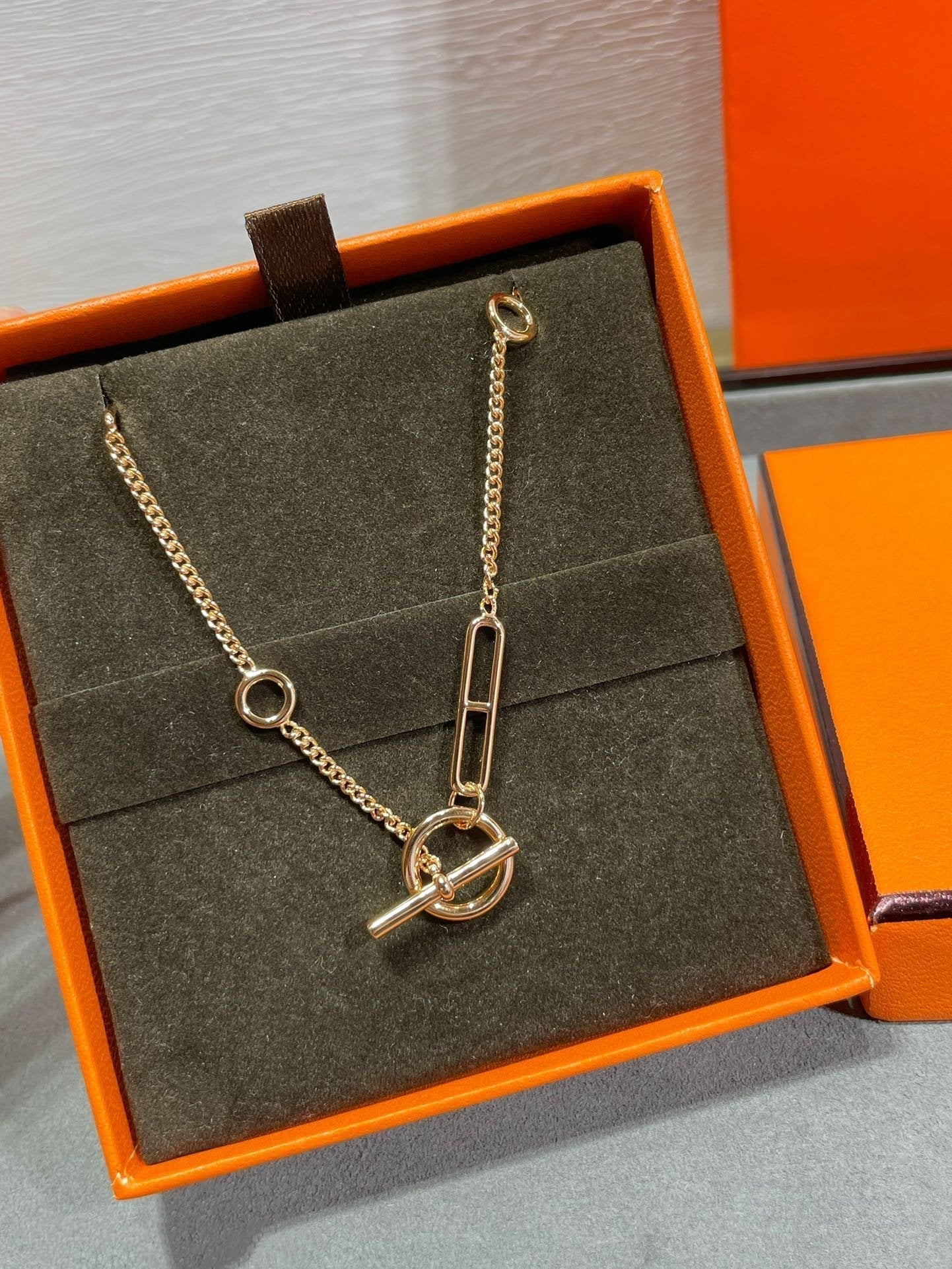 [CLOVER JEWELRY]HM STERLING CHAINE D'ANCRE HEART