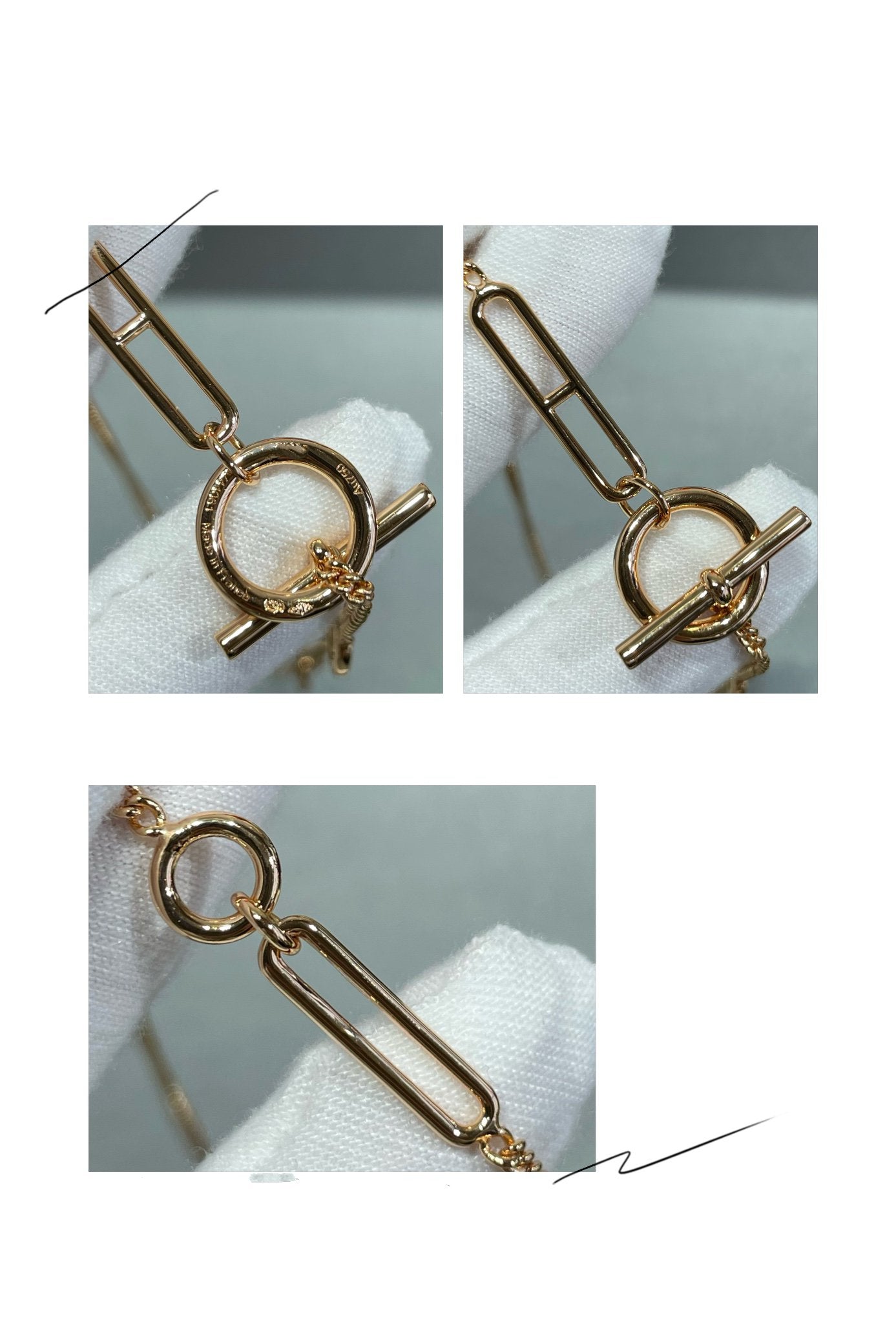 [CLOVER JEWELRY]HM STERLING CHAINE D'ANCRE HEART