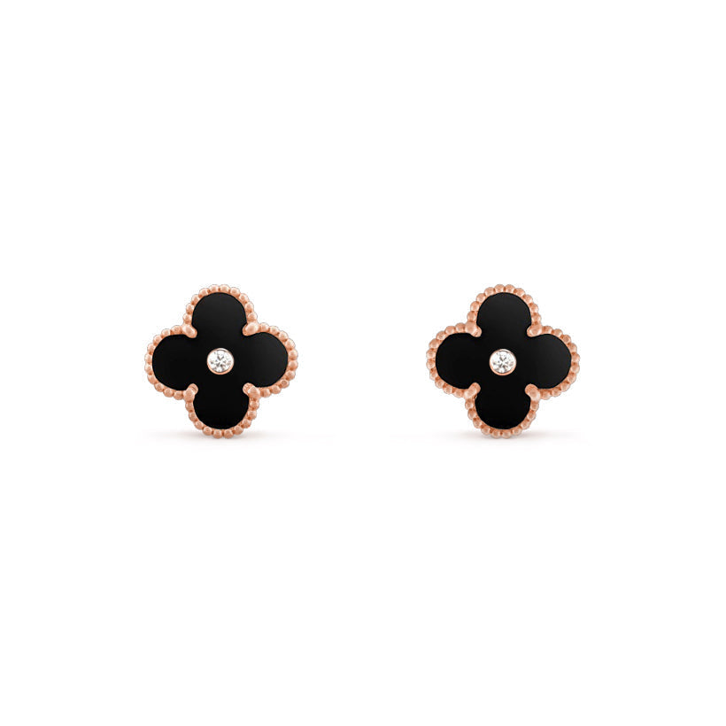 [Camiery]CLOVER  15MM DIAMOND EARRINGS COLLECTION