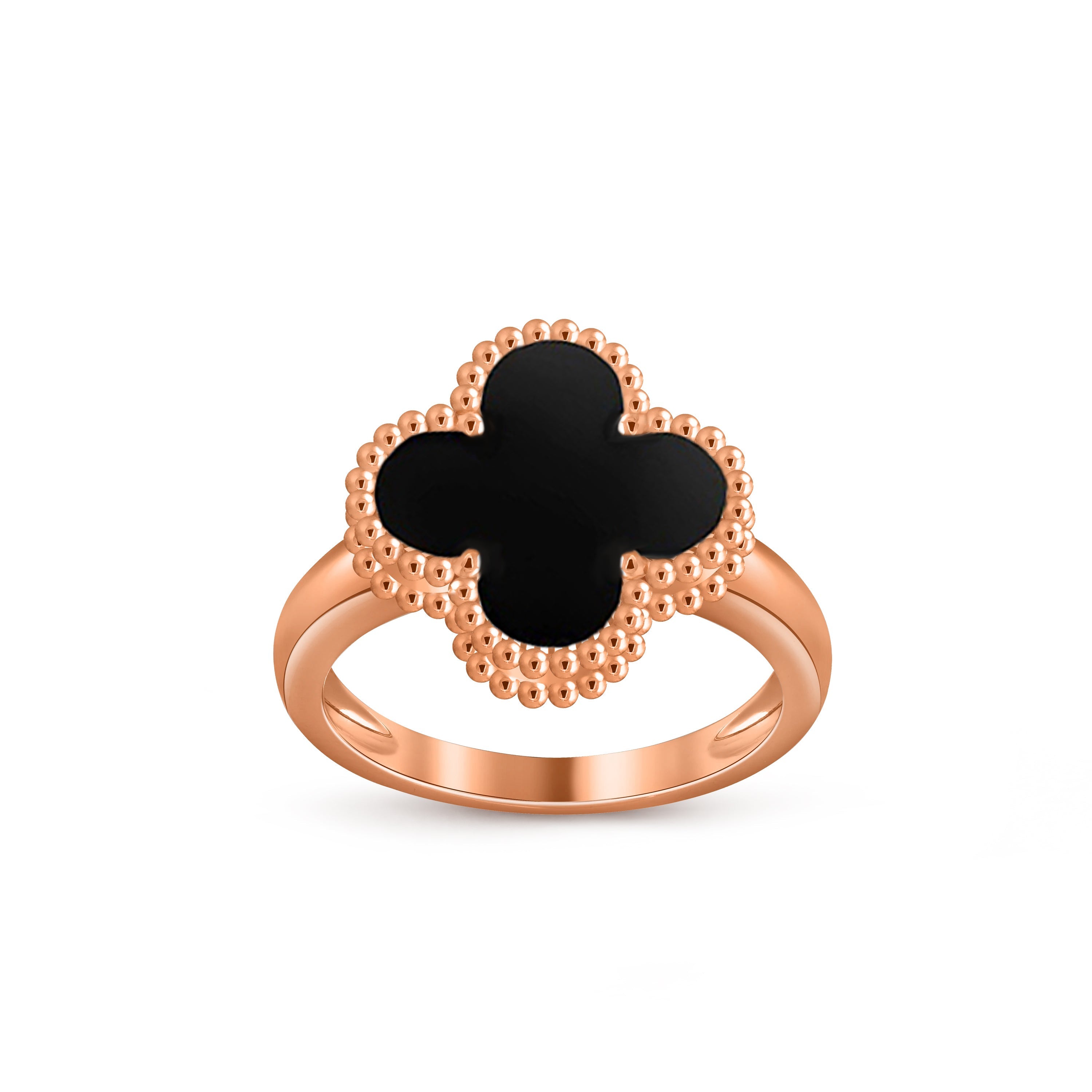 [Camiery]CLOVER RING ROSE GOLD COLLECTION