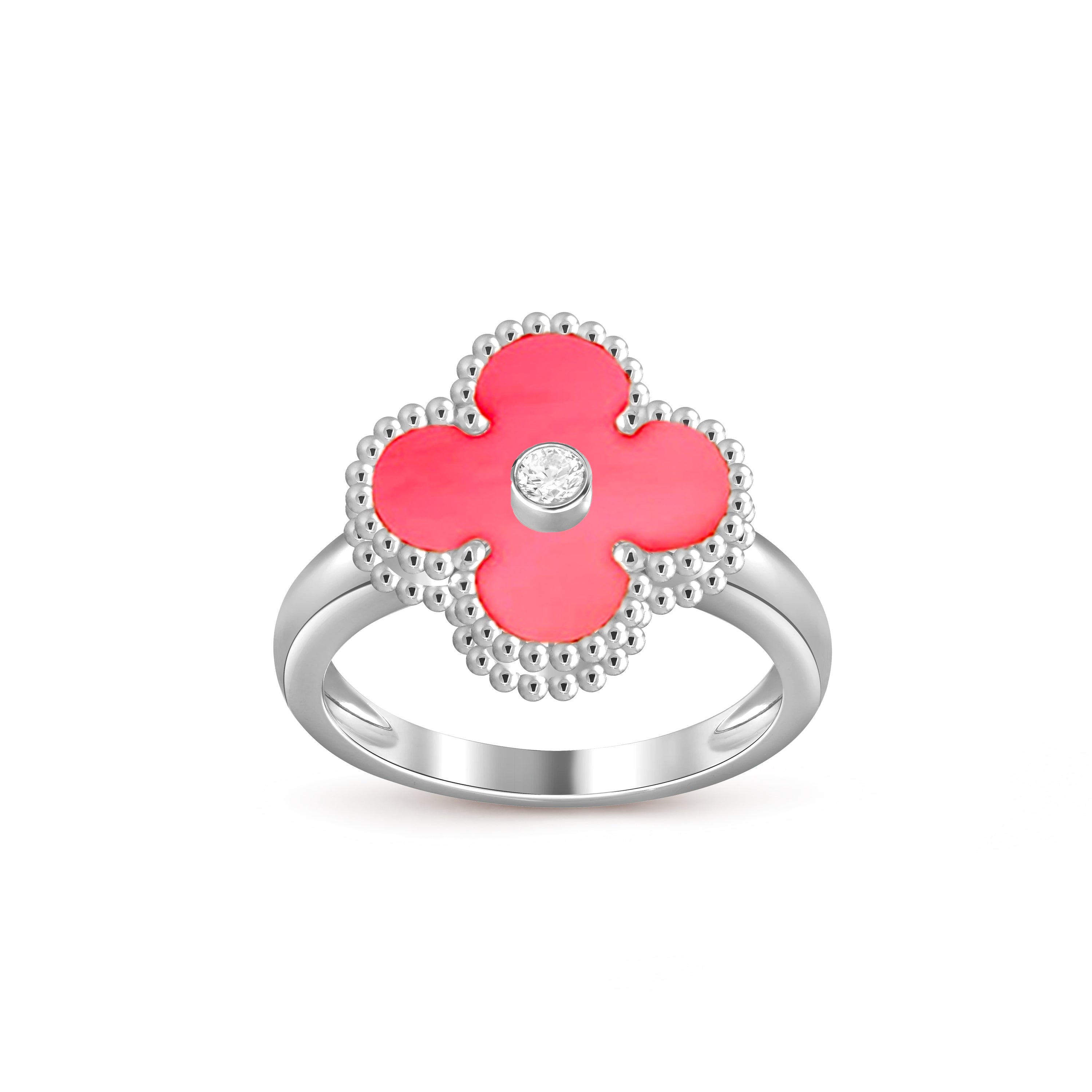 [Camiery]CLOVER SILVER DIOMND RING COLLECTION