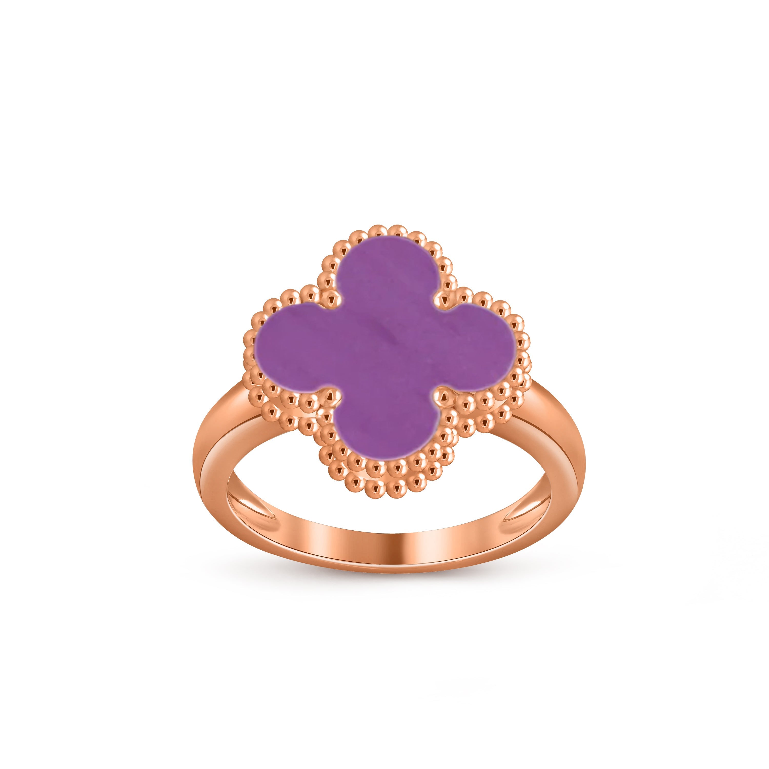 [Camiery]CLOVER RING ROSE GOLD COLLECTION