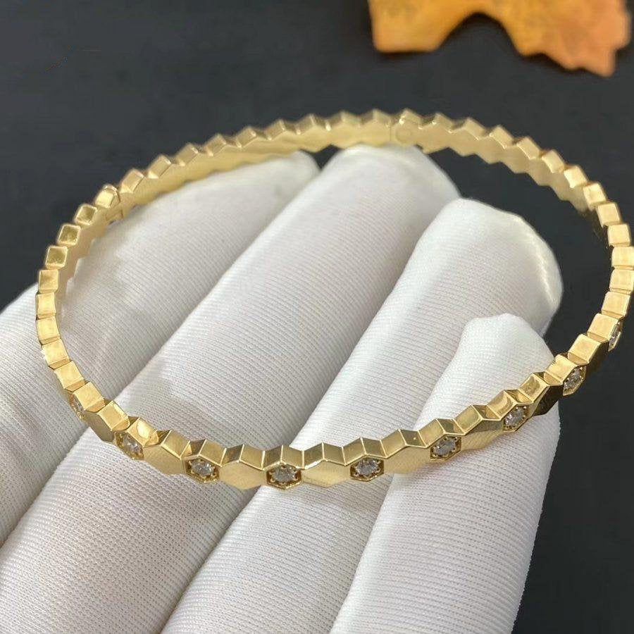 [CLOVER JEWELRY]BEE LOVE GOLD DIAMOND BRACELET