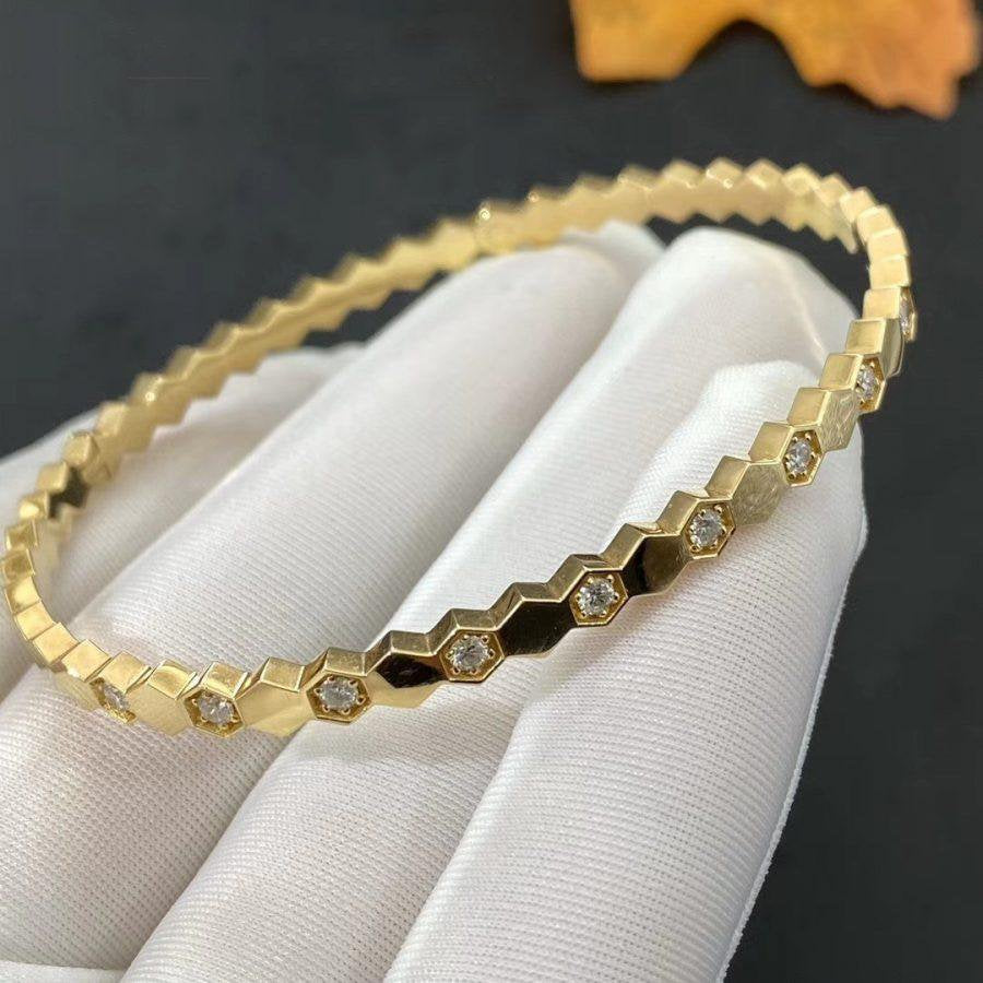 [CLOVER JEWELRY]BEE LOVE GOLD DIAMOND BRACELET