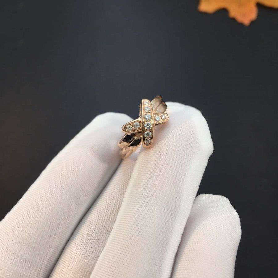 [CLOVER JEWELRY]JEUX DE PINK GOLD DIAMOND RING