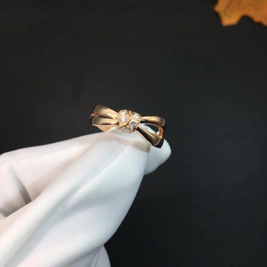 [CLOVER JEWELRY]LIENS RING PINK GOLD DIAMOND