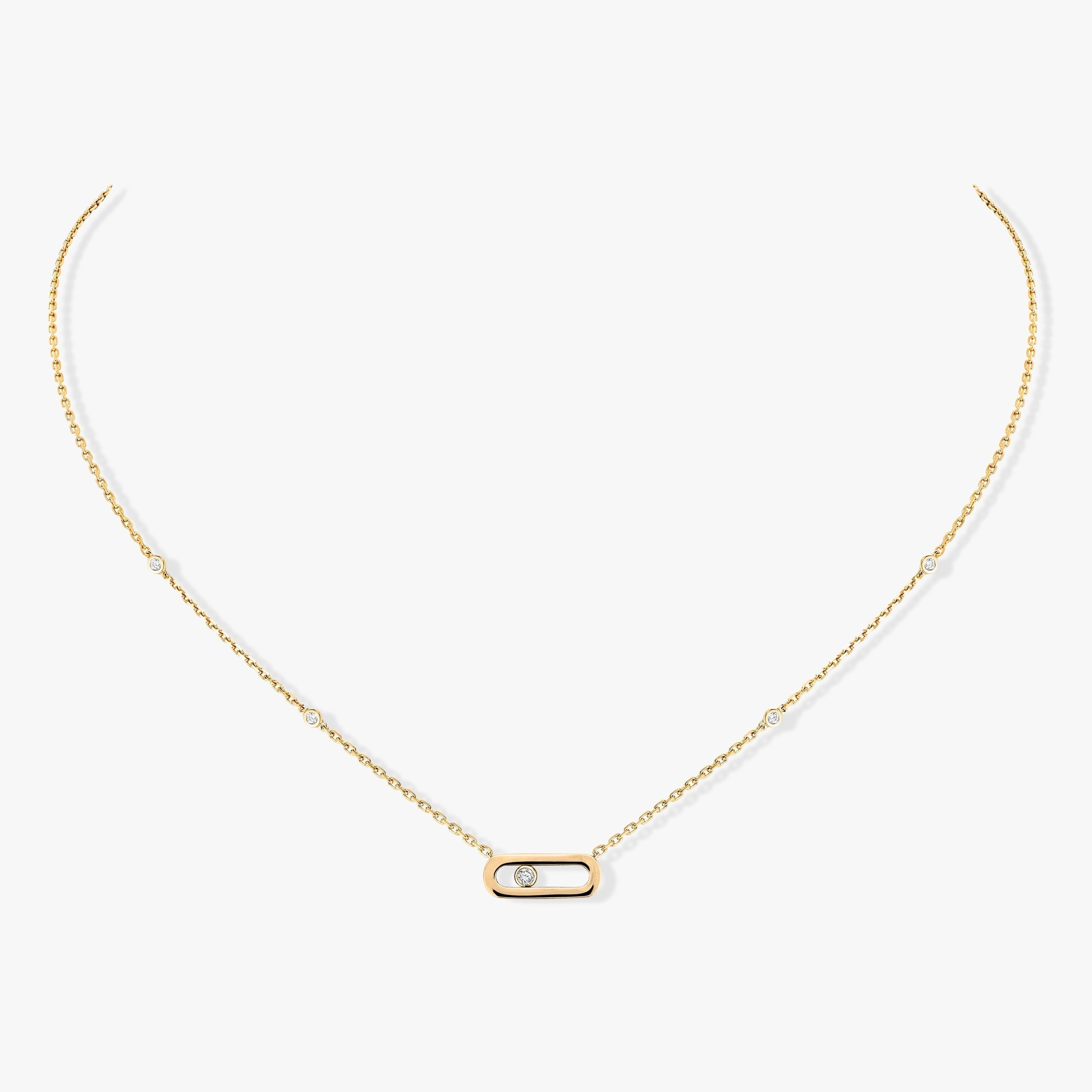 [Camiery]MOVE UNO DIAMOND NECKLACE