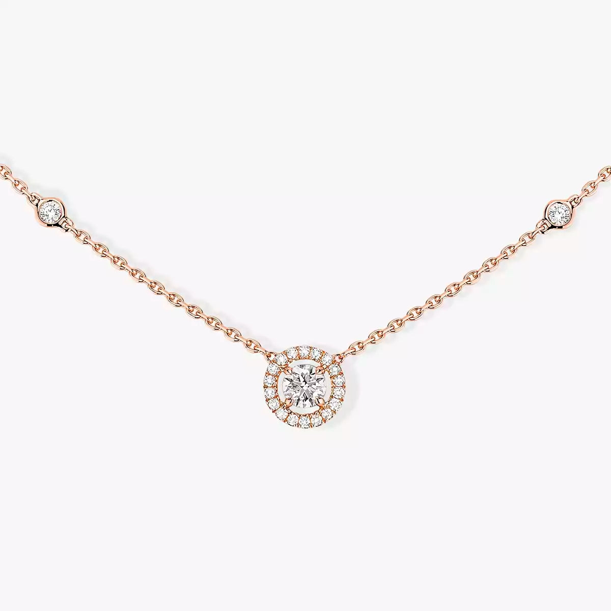 [Camiery]Diamond Necklace 0,20ct Brilliant Shape Joy