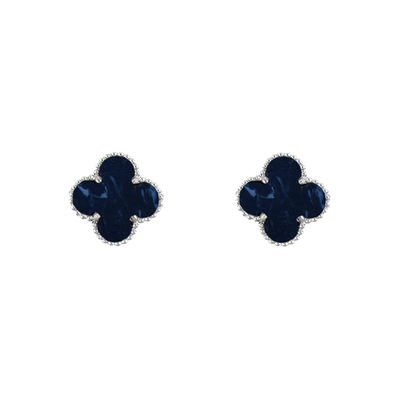 [Camiery]CLOVER SILVER 15MM EARRINGS COLLECTION