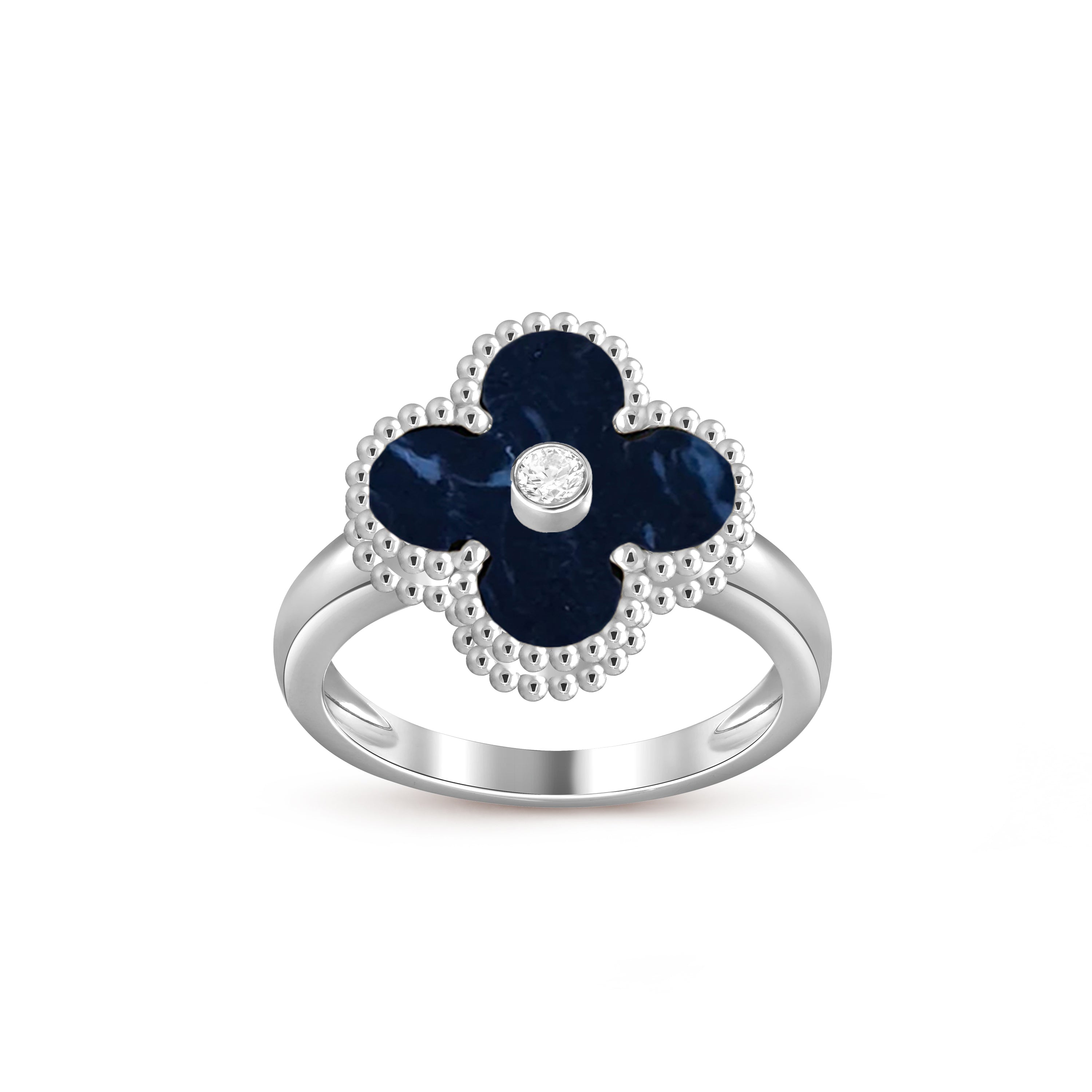 [Camiery]CLOVER SILVER DIOMND RING COLLECTION