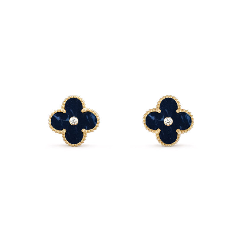 [Camiery]CLOVER  15MM DIAMOND EARRINGS COLLECTION