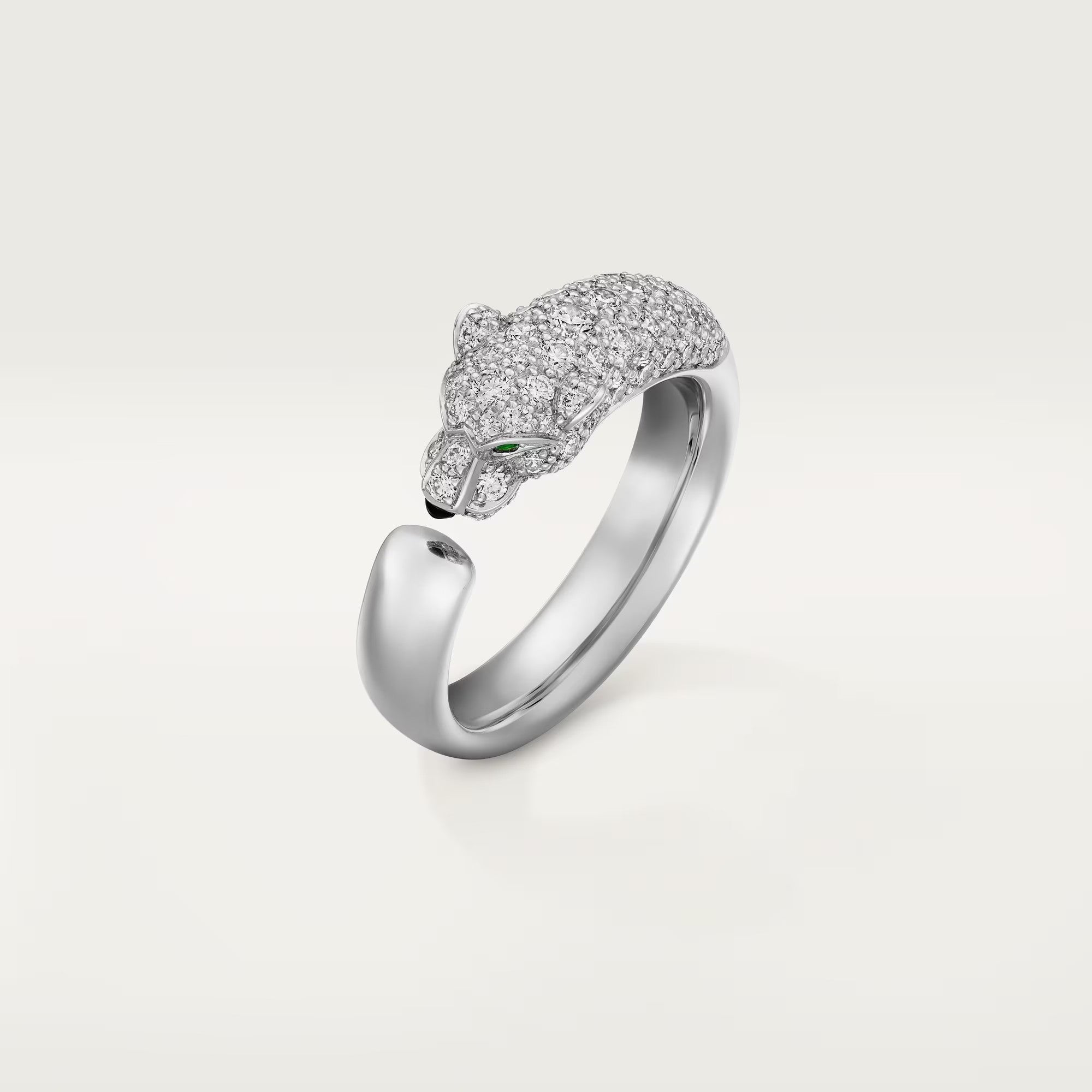 [Camiery] PANTHERE HALF DIAMOND SMALL RING