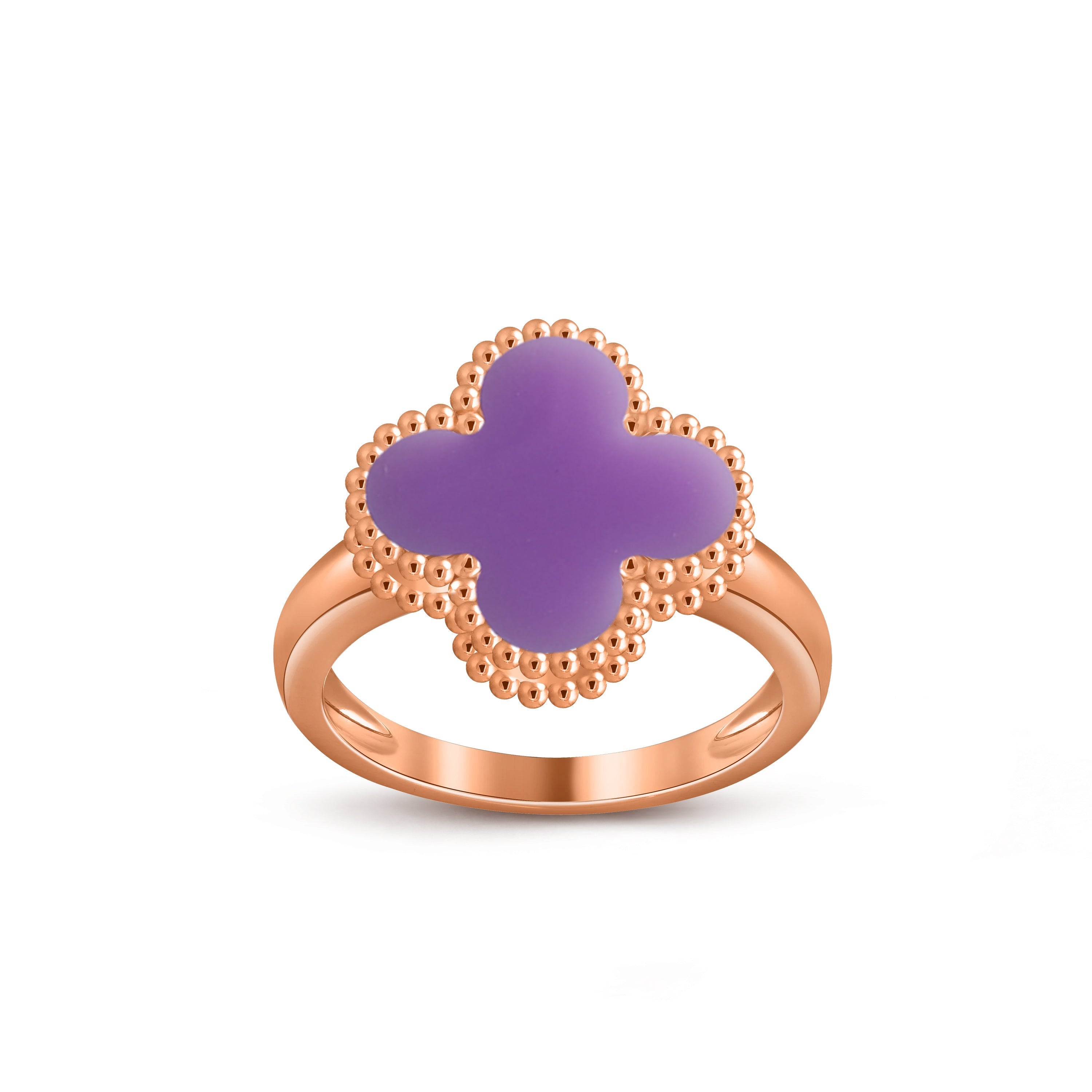 [Camiery]CLOVER RING ROSE GOLD COLLECTION