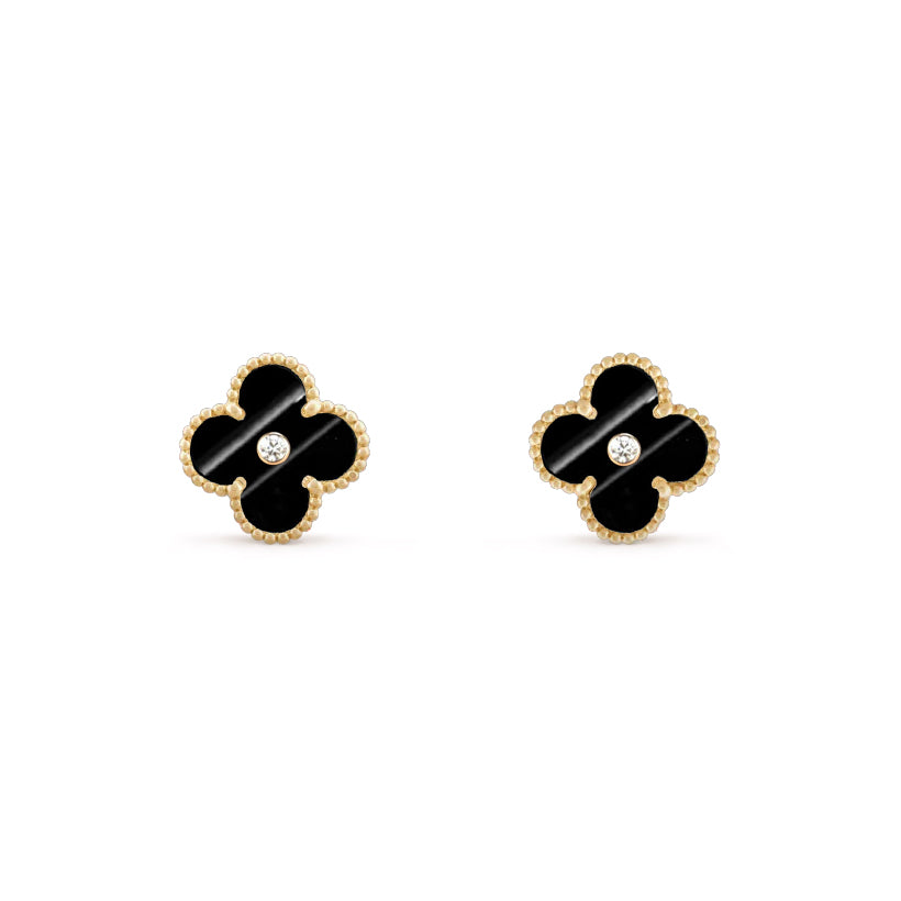 [Camiery]CLOVER  15MM DIAMOND EARRINGS COLLECTION