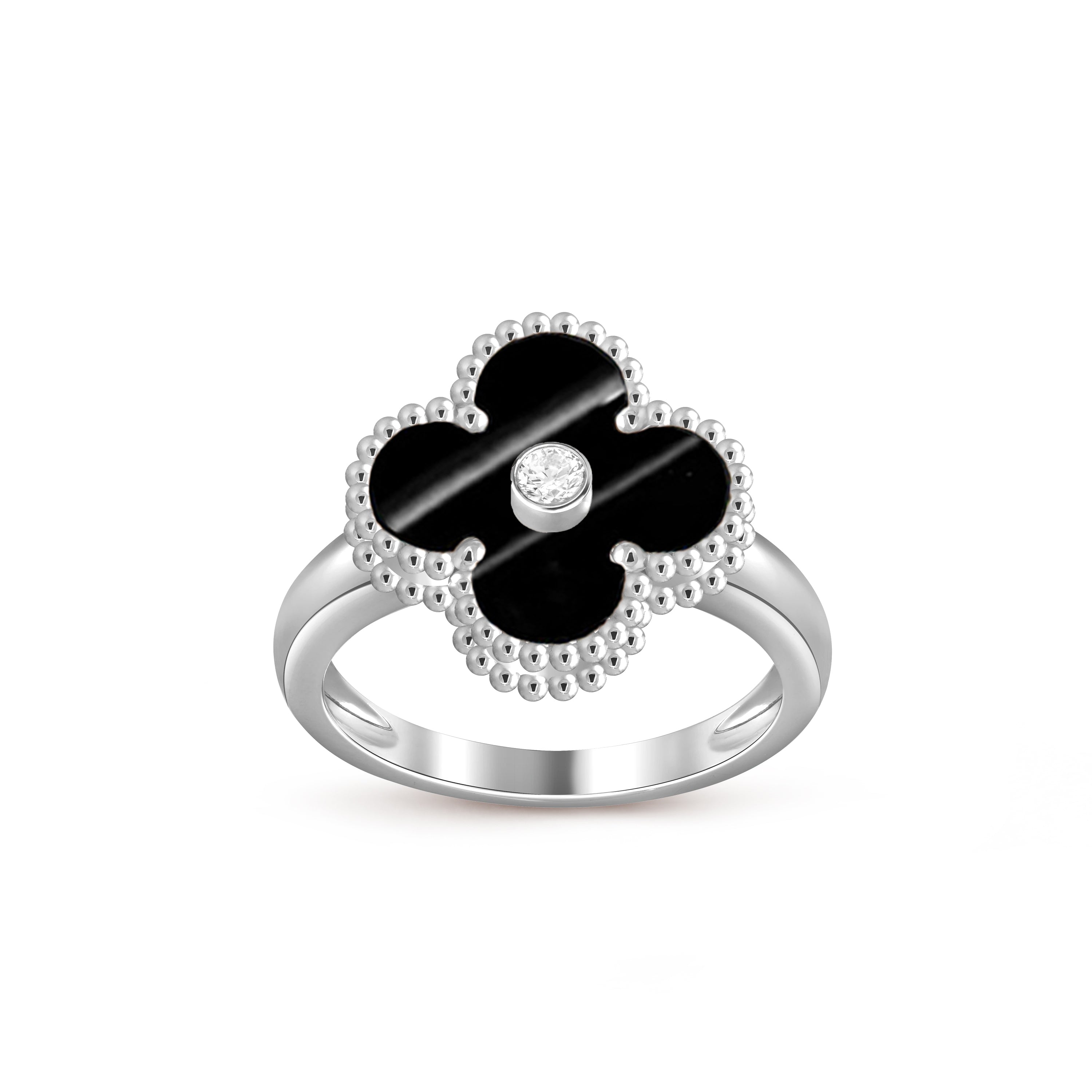 [Camiery]CLOVER SILVER DIOMND RING COLLECTION