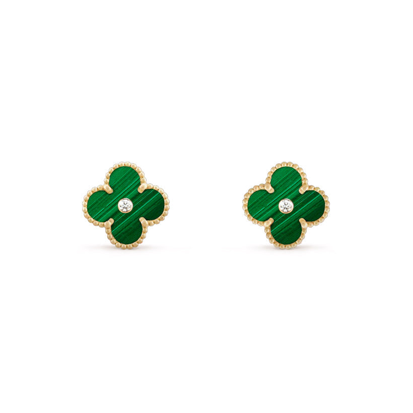 [Camiery]CLOVER  15MM DIAMOND EARRINGS COLLECTION