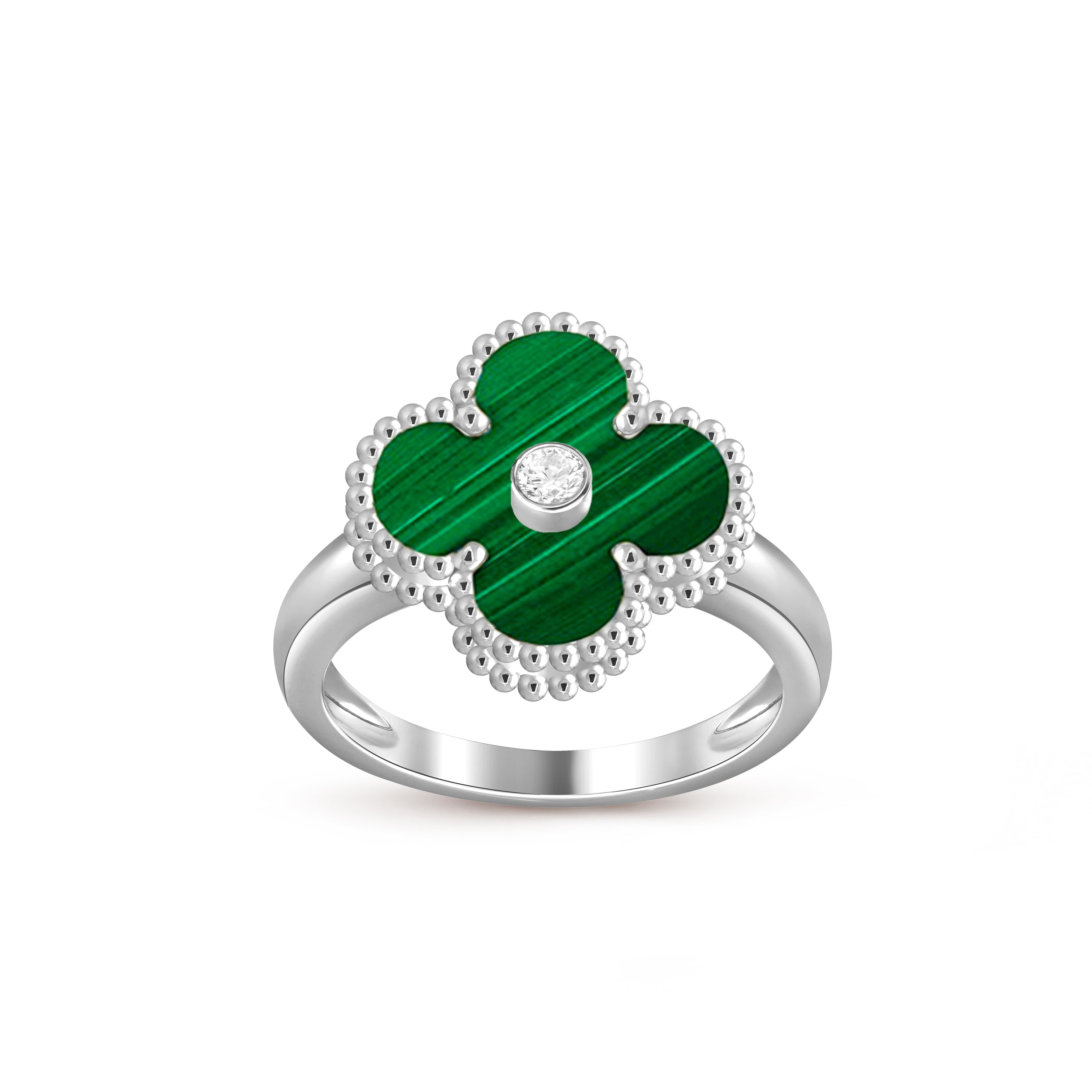 [Camiery]CLOVER SILVER DIOMND RING COLLECTION