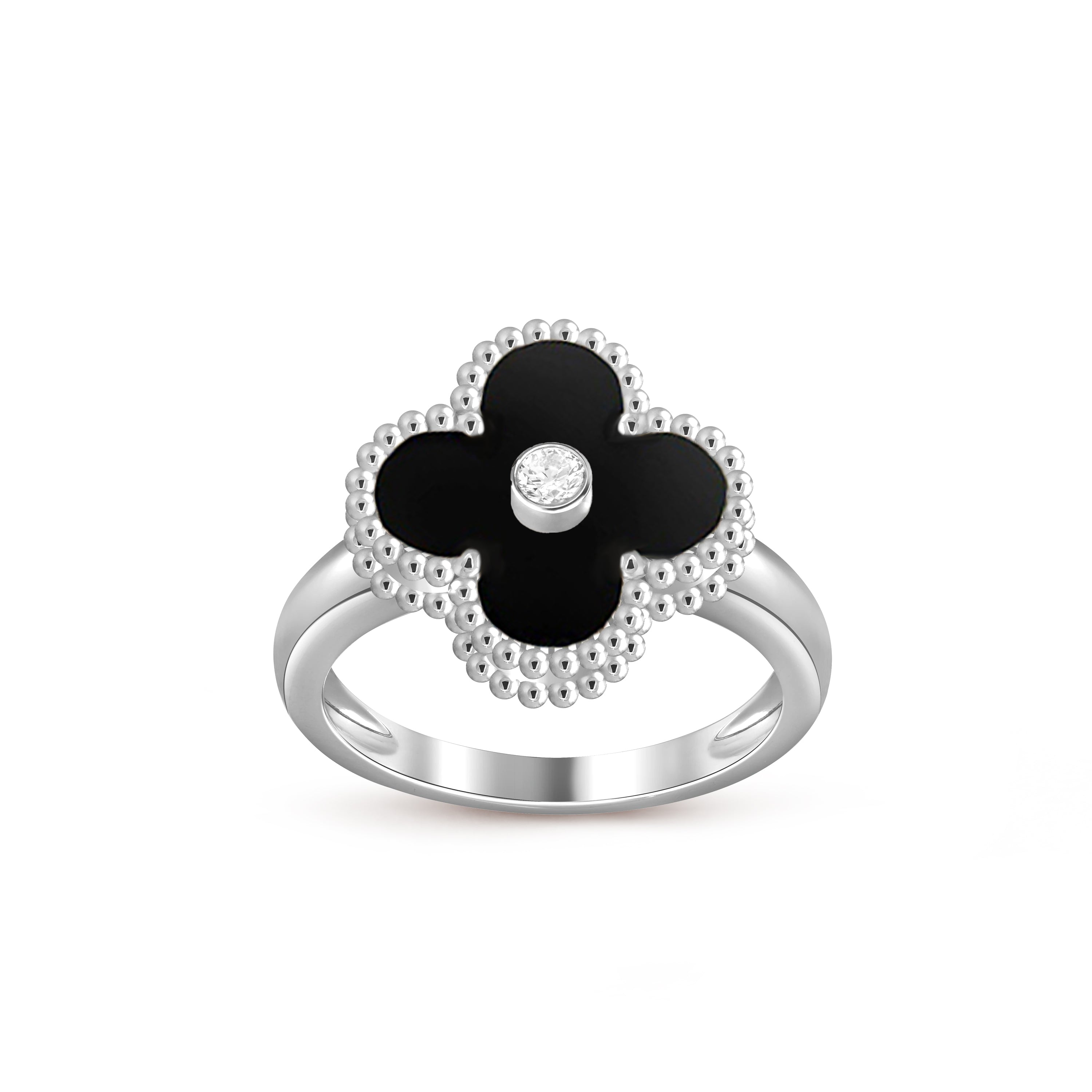 [Camiery]CLOVER SILVER DIOMND RING COLLECTION