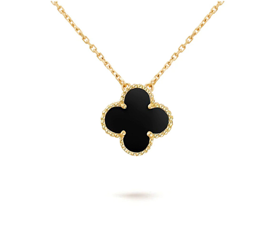[CLOVER JEWELRY]CLOVER 15MM SINGLE FLOWER NECKLACE COLLECTION