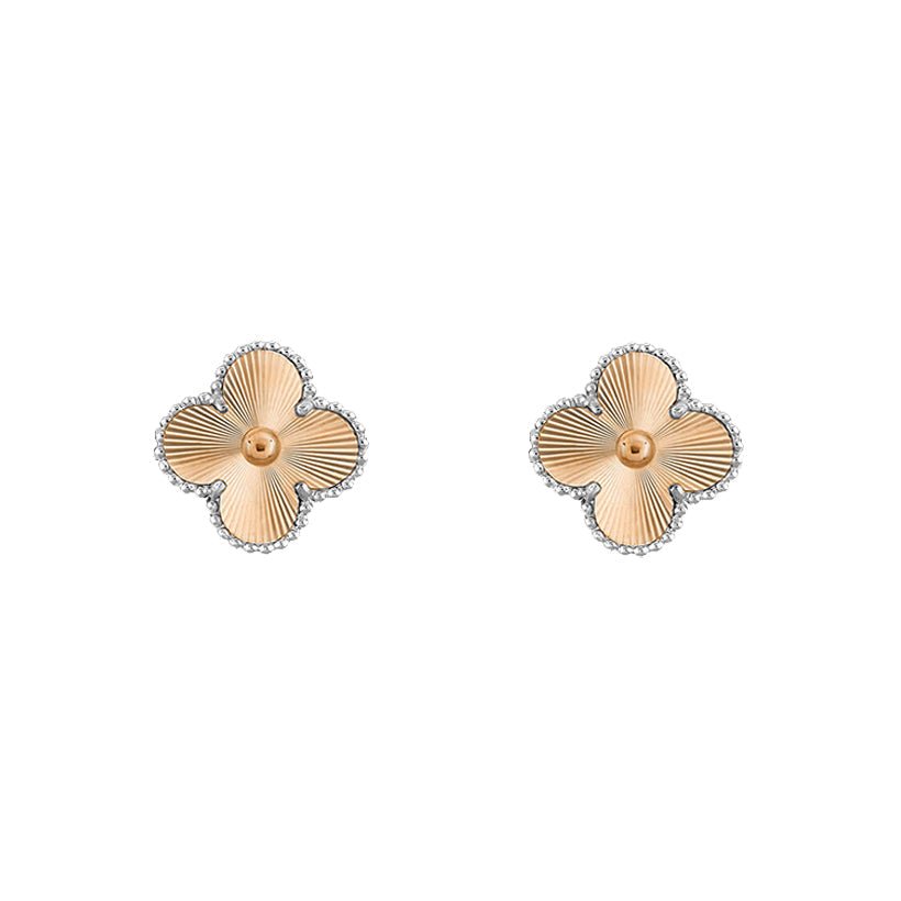 [Camiery]CLOVER SILVER 15MM EARRINGS COLLECTION