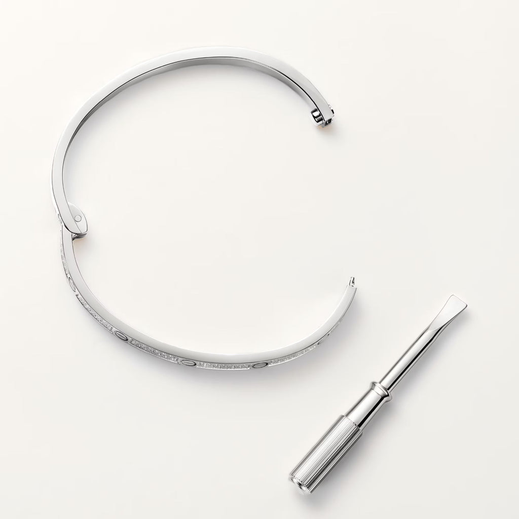 [Camiery] CT LOVE BRACELET 3.6MM FULL DIAMOND WHITE GOLD