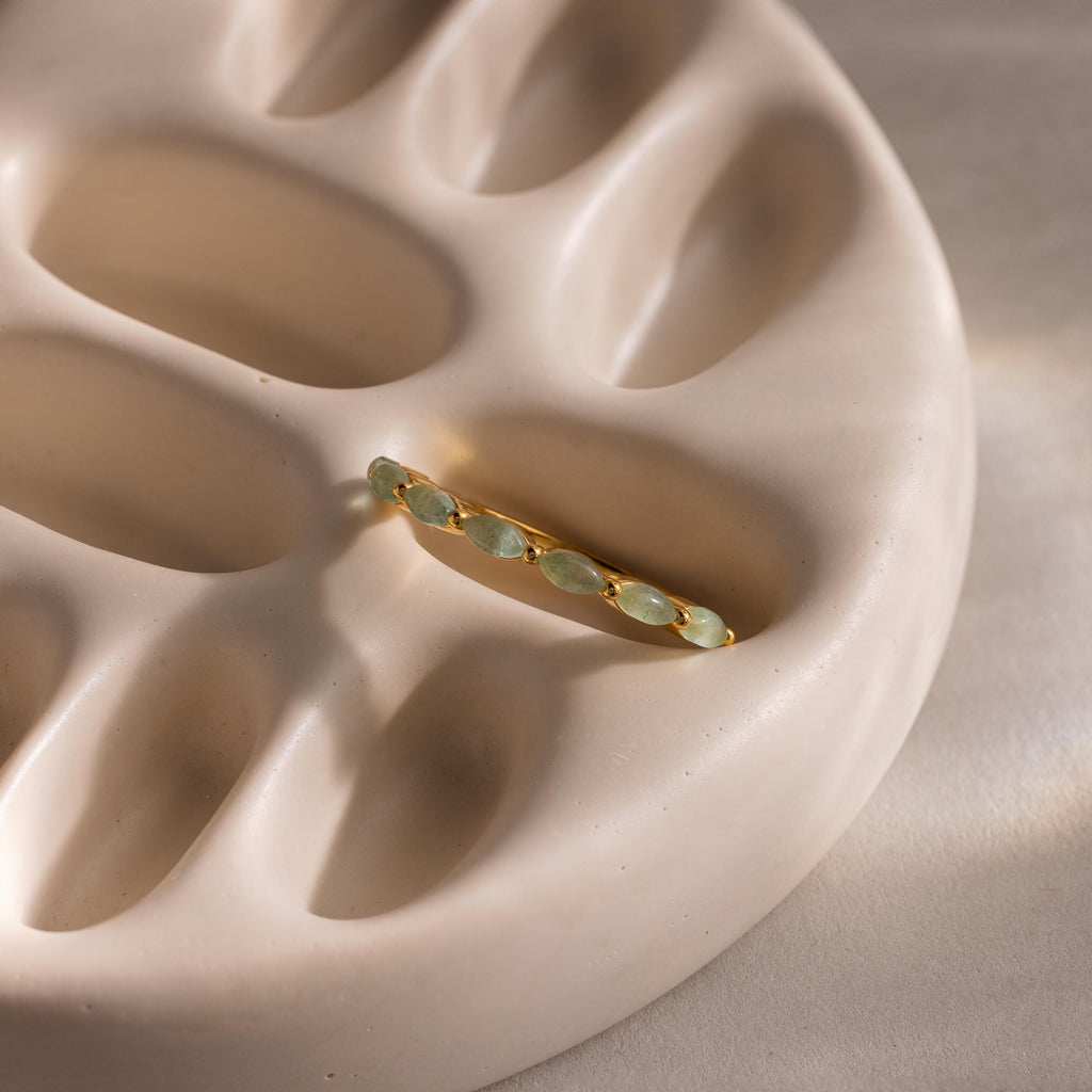 Marquise Jade Ring