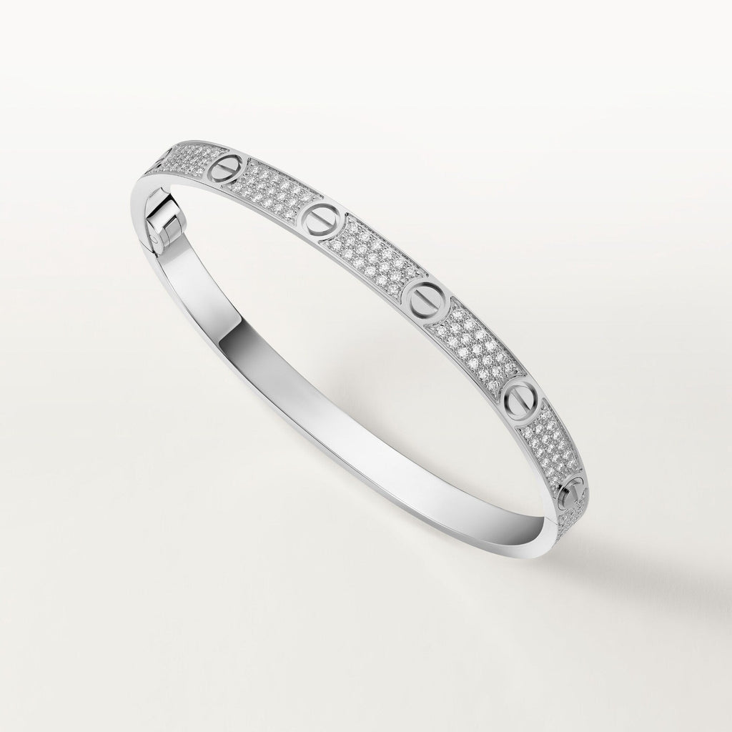 [Camiery] CT LOVE BRACELET FULL DIAMOND 4.8MM WHITE GOLD