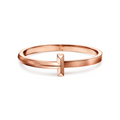 [Camiery] TF Bracelet - T1 Wide Hinged Bangle in Rose Gold