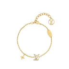 [CLOVER JEWELRY]LOGO STAR MOTIF GOLD BRACELET