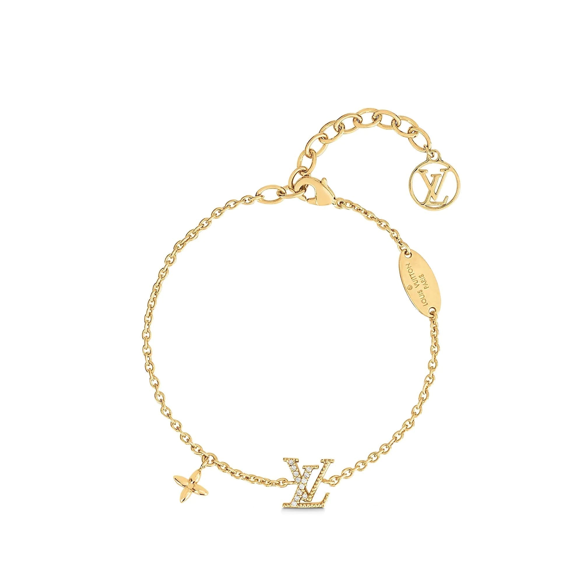 [CLOVER JEWELRY]LOGO STAR MOTIF GOLD BRACELET