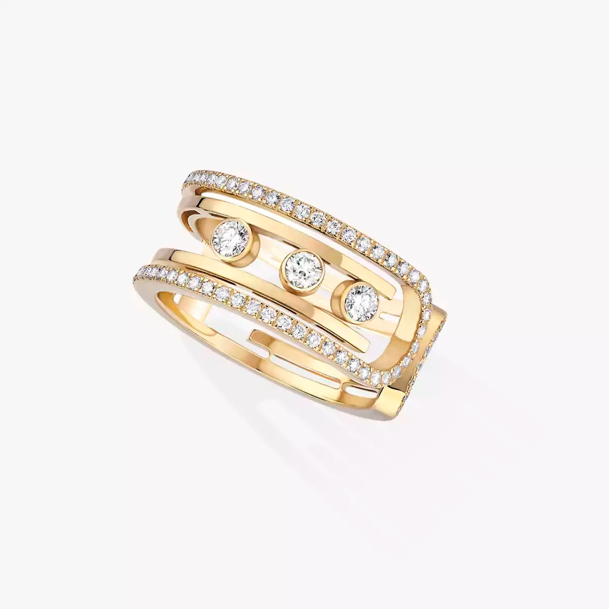 [Camiery]Move 10th Diamond Ring in Gold