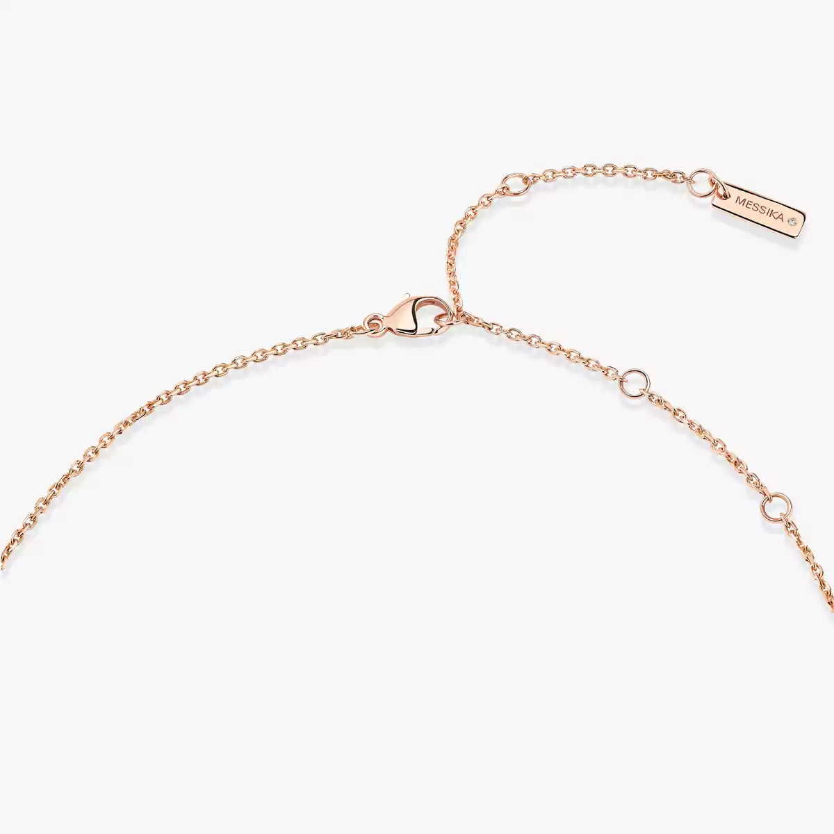 [Camiery]Lucky Eye Diamond Necklace in Rose Gold and Turquoise