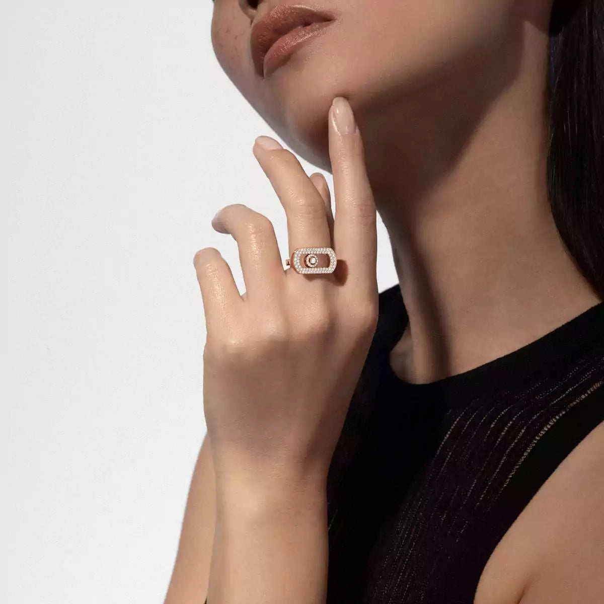 [Camiery]So Move Pave_-Set Diamond Ring