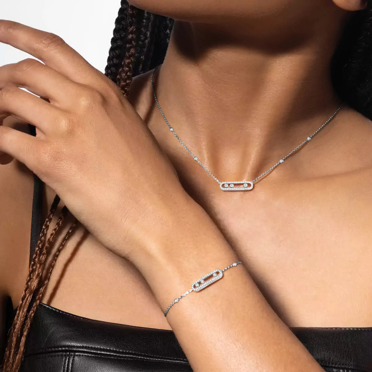 [Camiery]Pavé Baby Move Diamond Bracelet