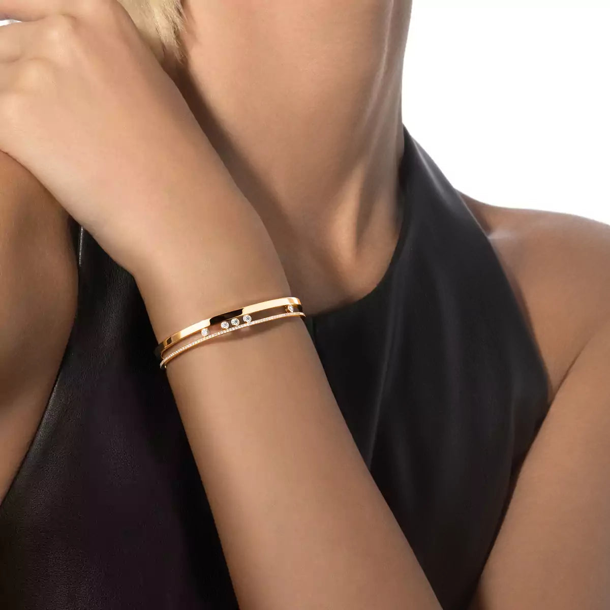 [Camiery]Move Romane Diamond Bangle Bracelet