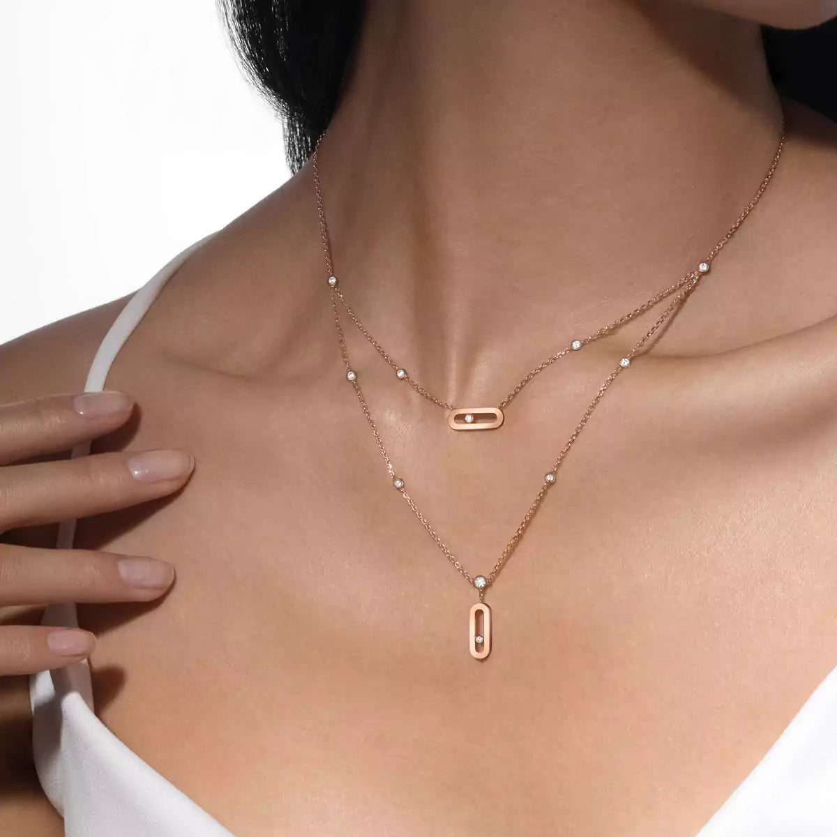 [Camiery] Move Uno Diamond Necklace