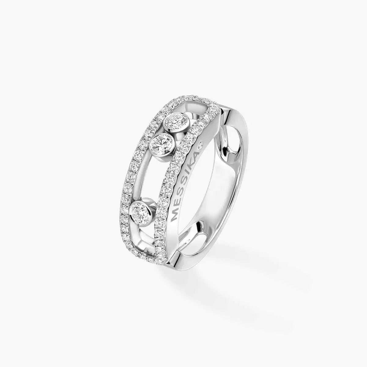 [Camiery] Move Gold Diamond Pave_ Ring