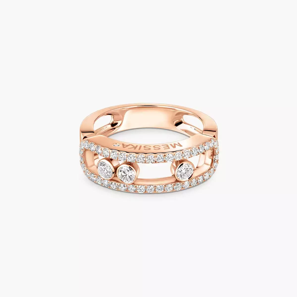 [Camiery] Move Gold Diamond Pave_ Ring