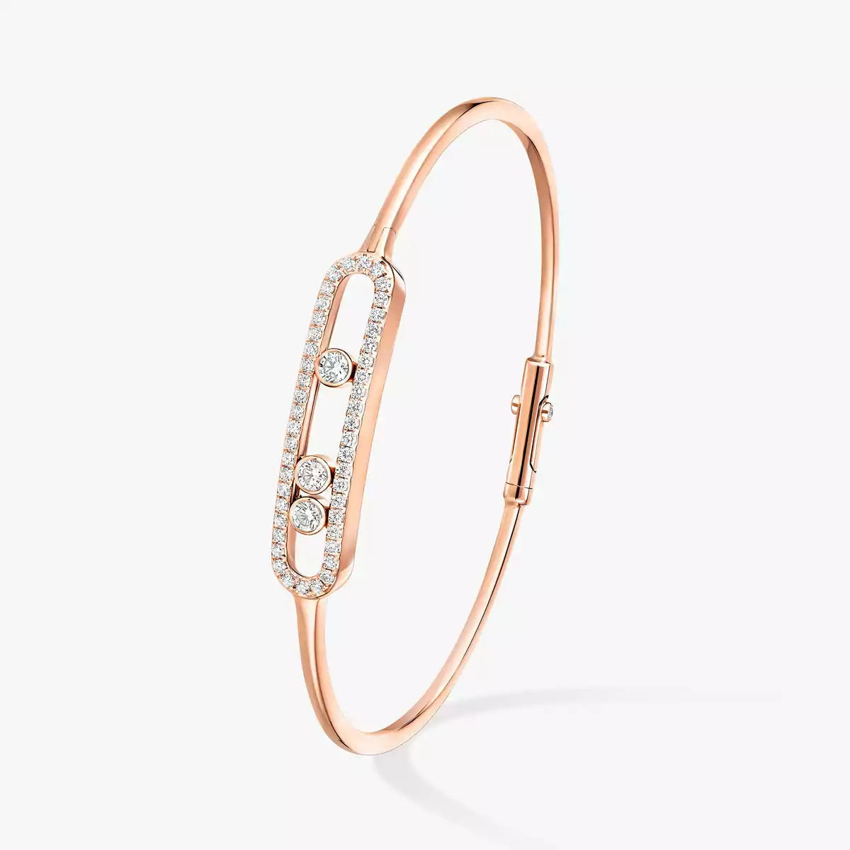 [Camiery]Move Pavé Diamond Bangle Bracelet M