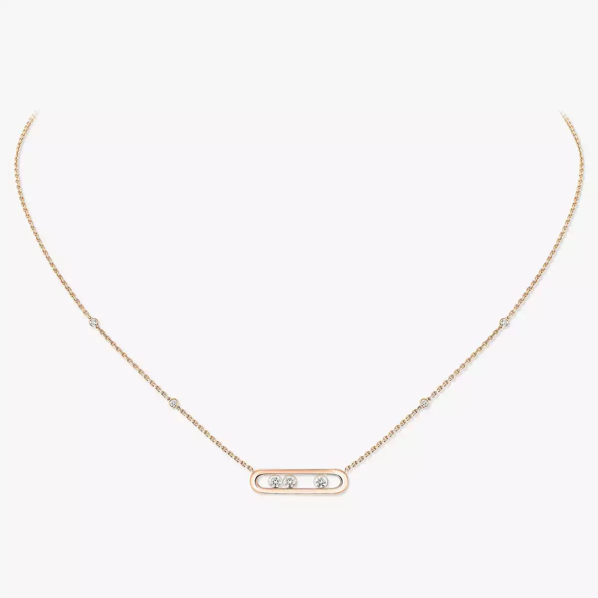 [Camiery] Baby Move Gold Diamond Necklace