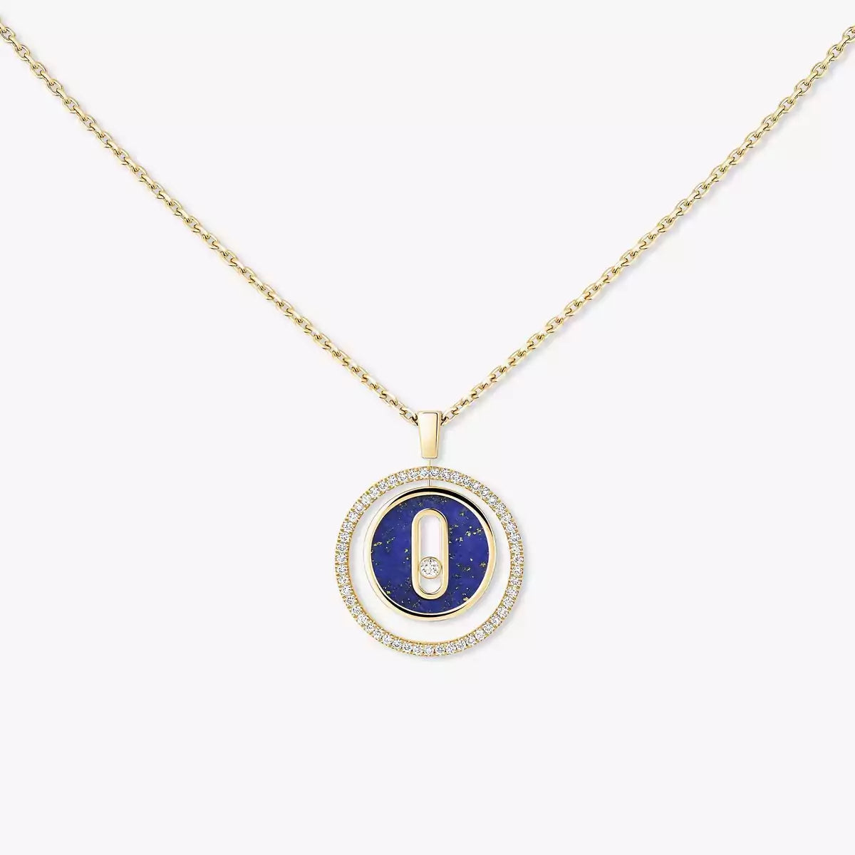 [Camiery]Lucky Move Diamond Necklace in Rose Gold and White Mother-of-Pearl