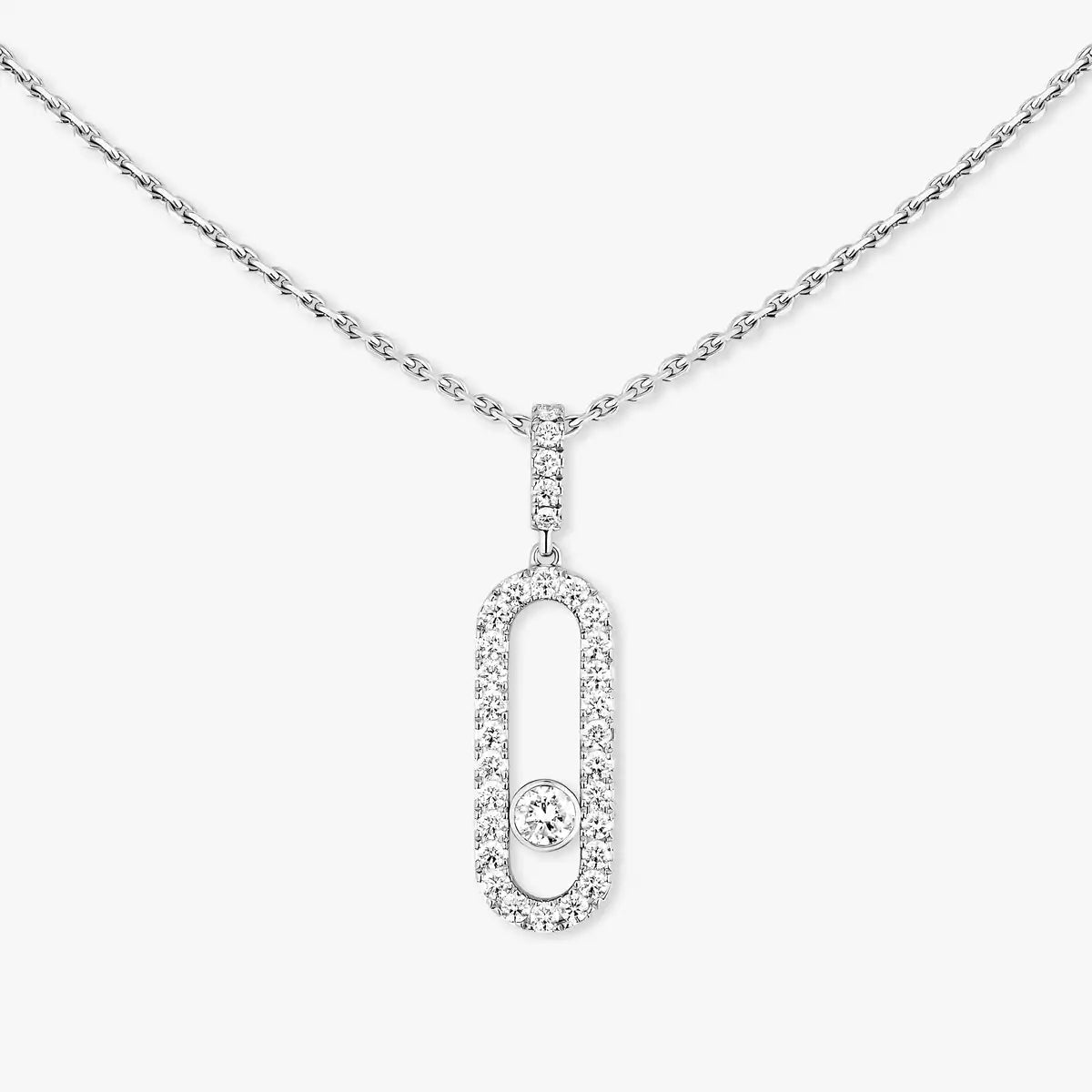 [Camiery]Move Uno Diamond Necklace in Rose Gold