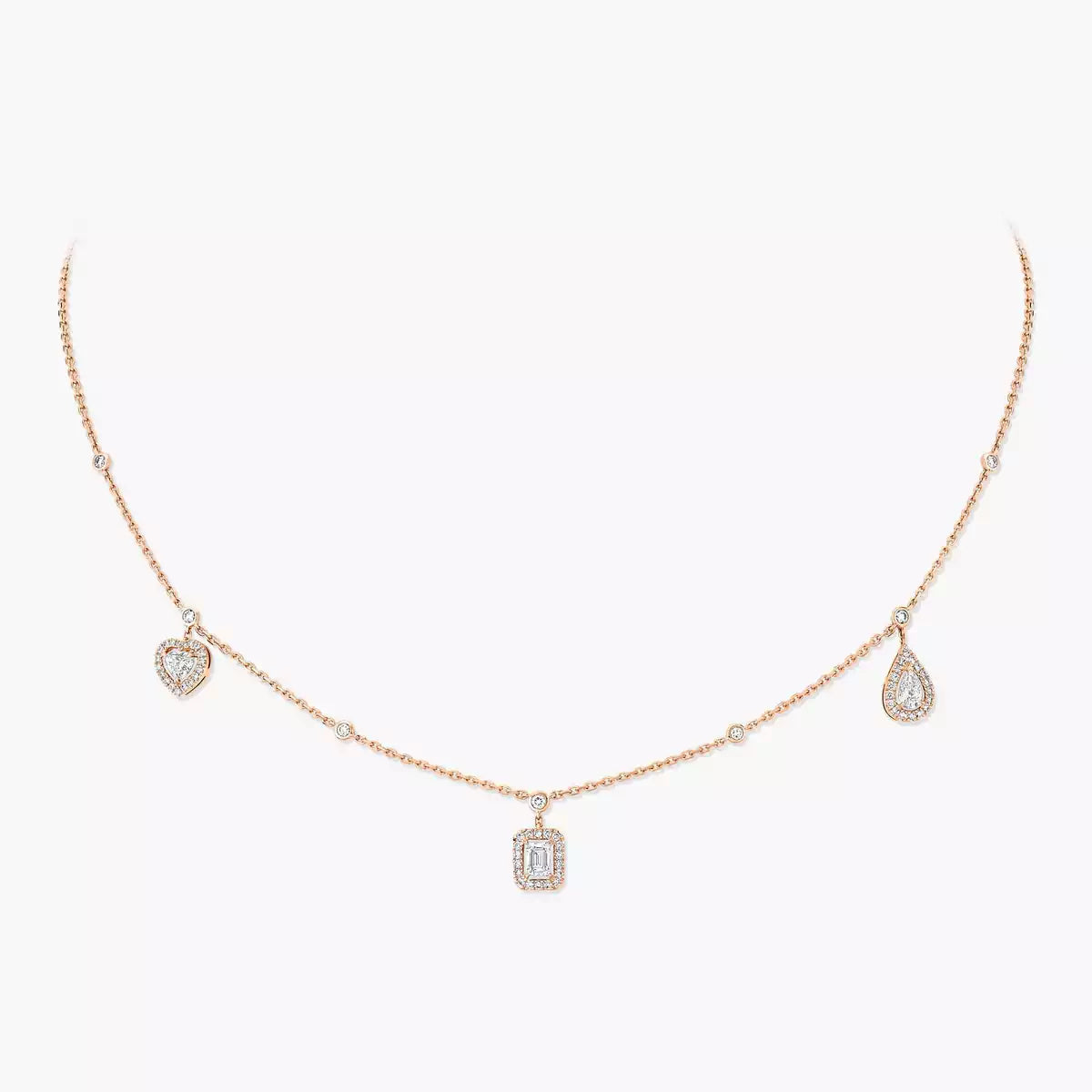 [Camiery]My Twin Diamond Necklace in Silver