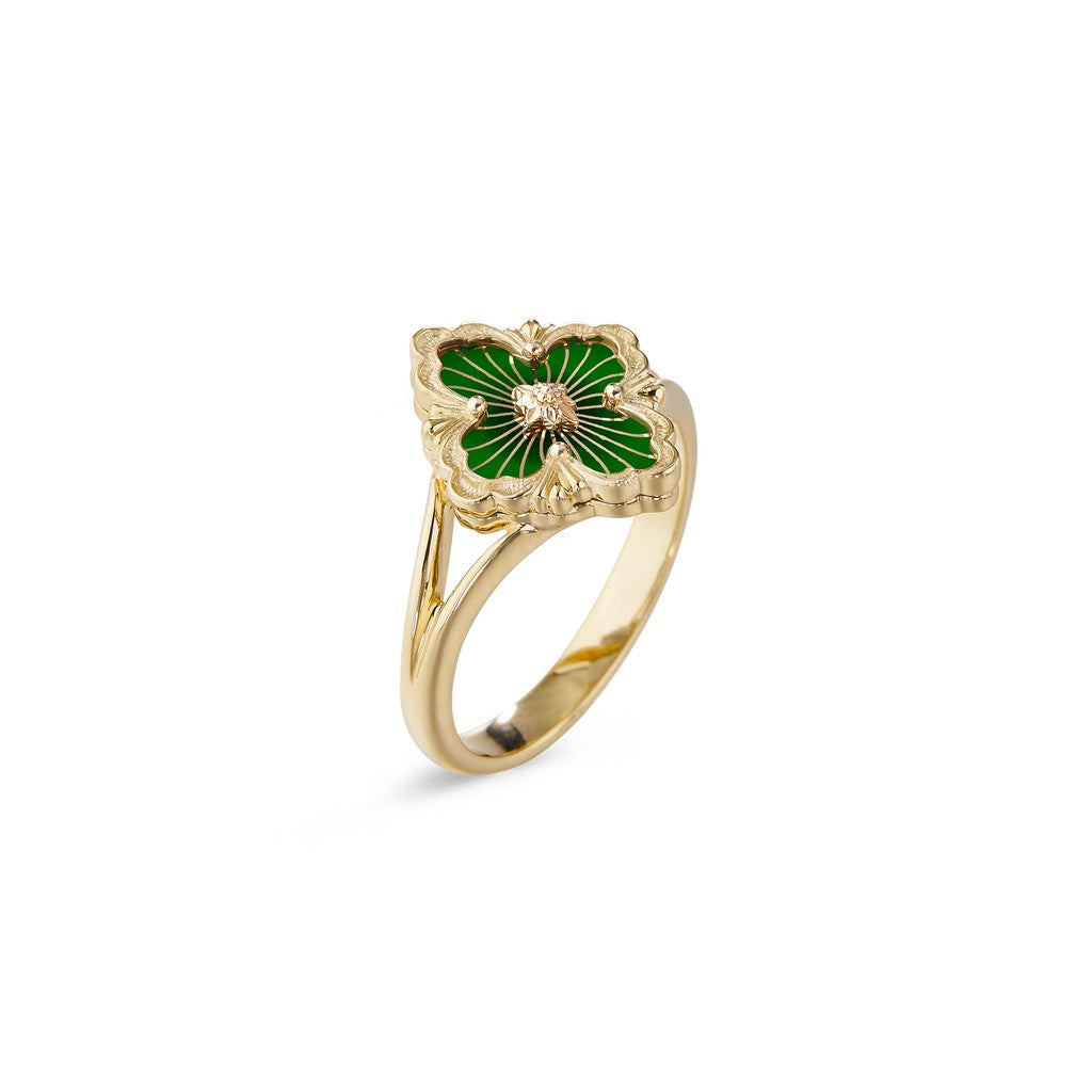 [Camiery] OPERA TULLE  RING WITH  ENAMEL BACKGROUND