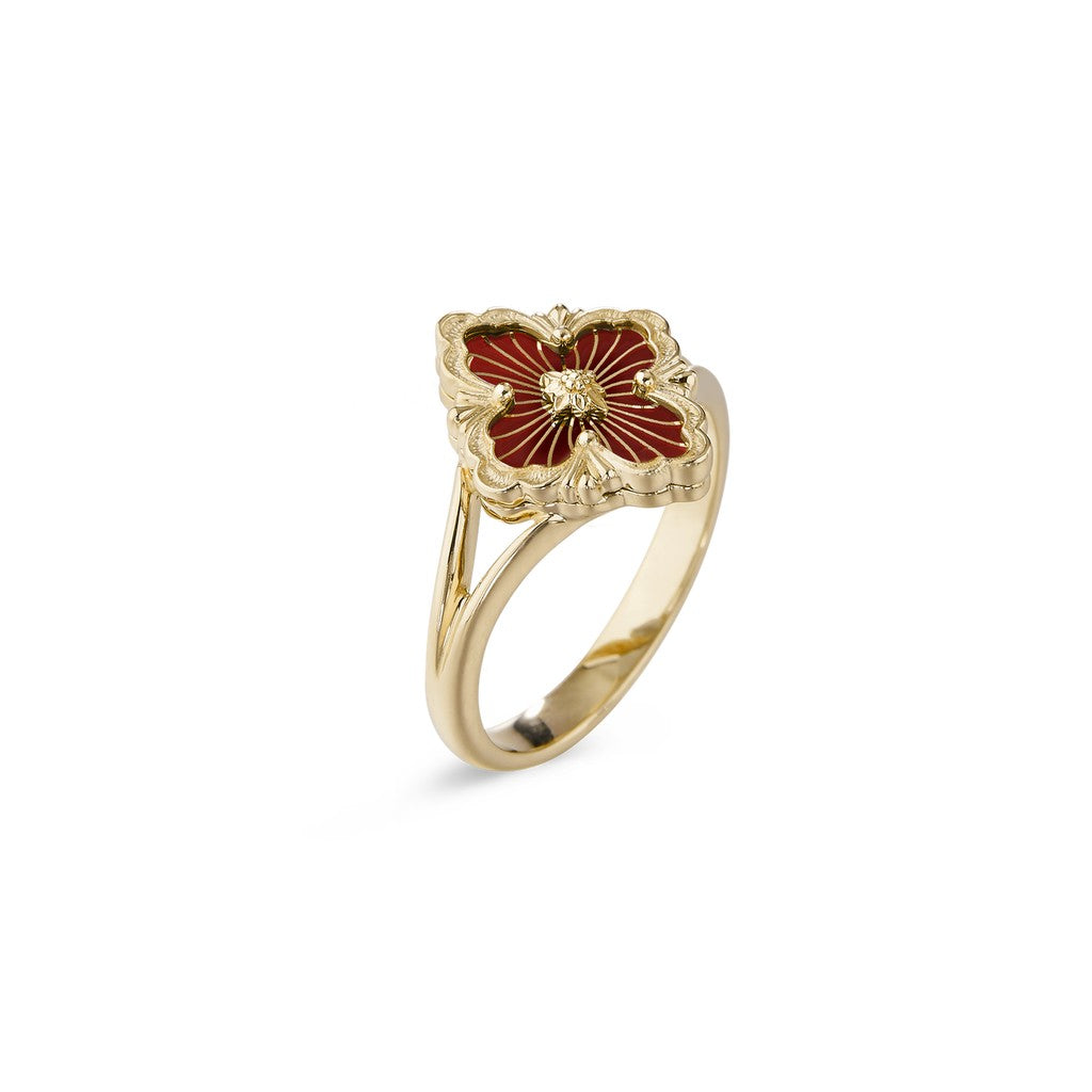 [Camiery] OPERA TULLE  RING WITH  ENAMEL BACKGROUND