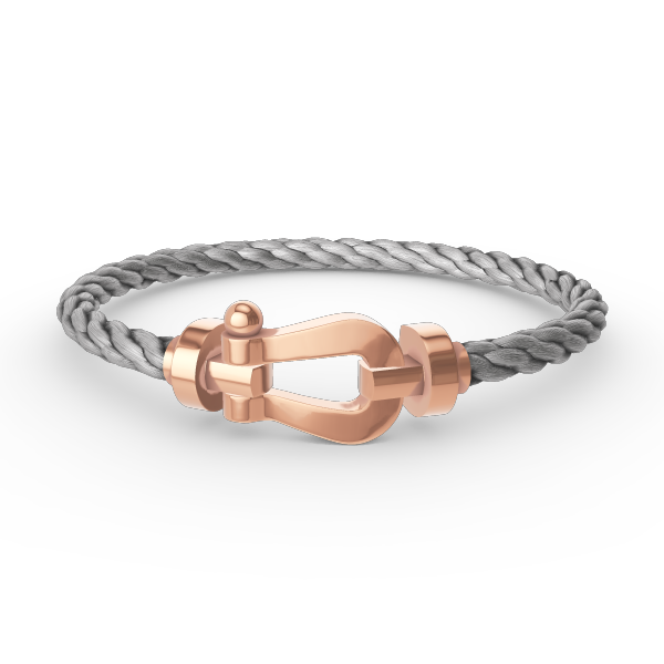 [CLOVER JEWELRY]FORCE LARGE HORSESHOE NO DIAMOND BRACELET ROSE GOLD