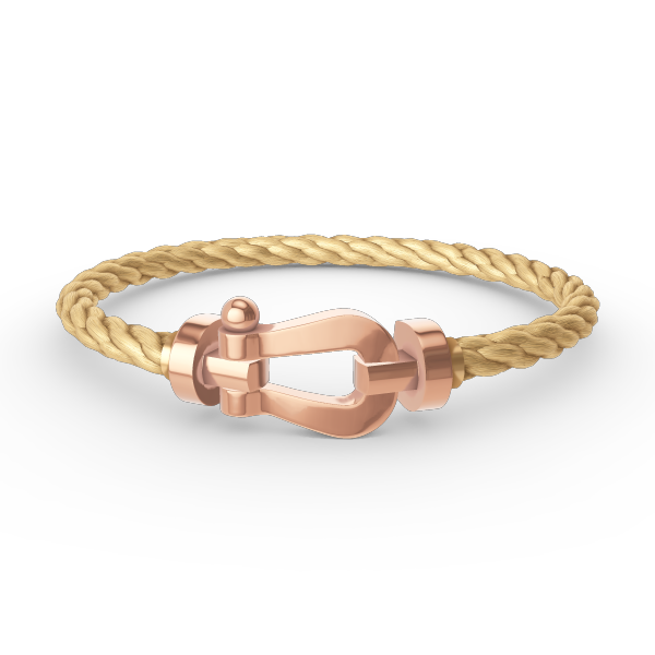 [CLOVER JEWELRY]FORCE LARGE HORSESHOE NO DIAMOND BRACELET ROSE GOLD