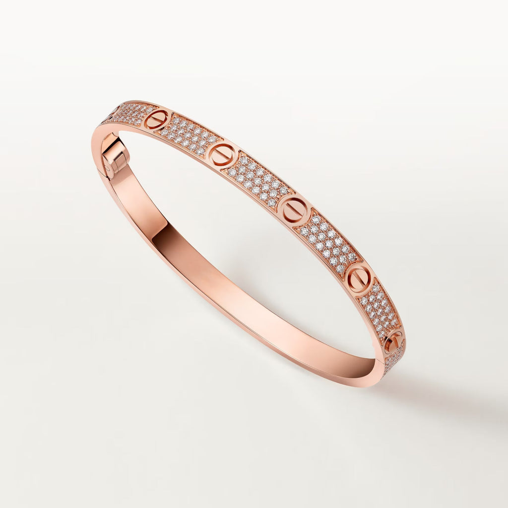 [Camiery] CT LOVE BRACELET 6.1MM FULL DIAMOND ROSE GOLD