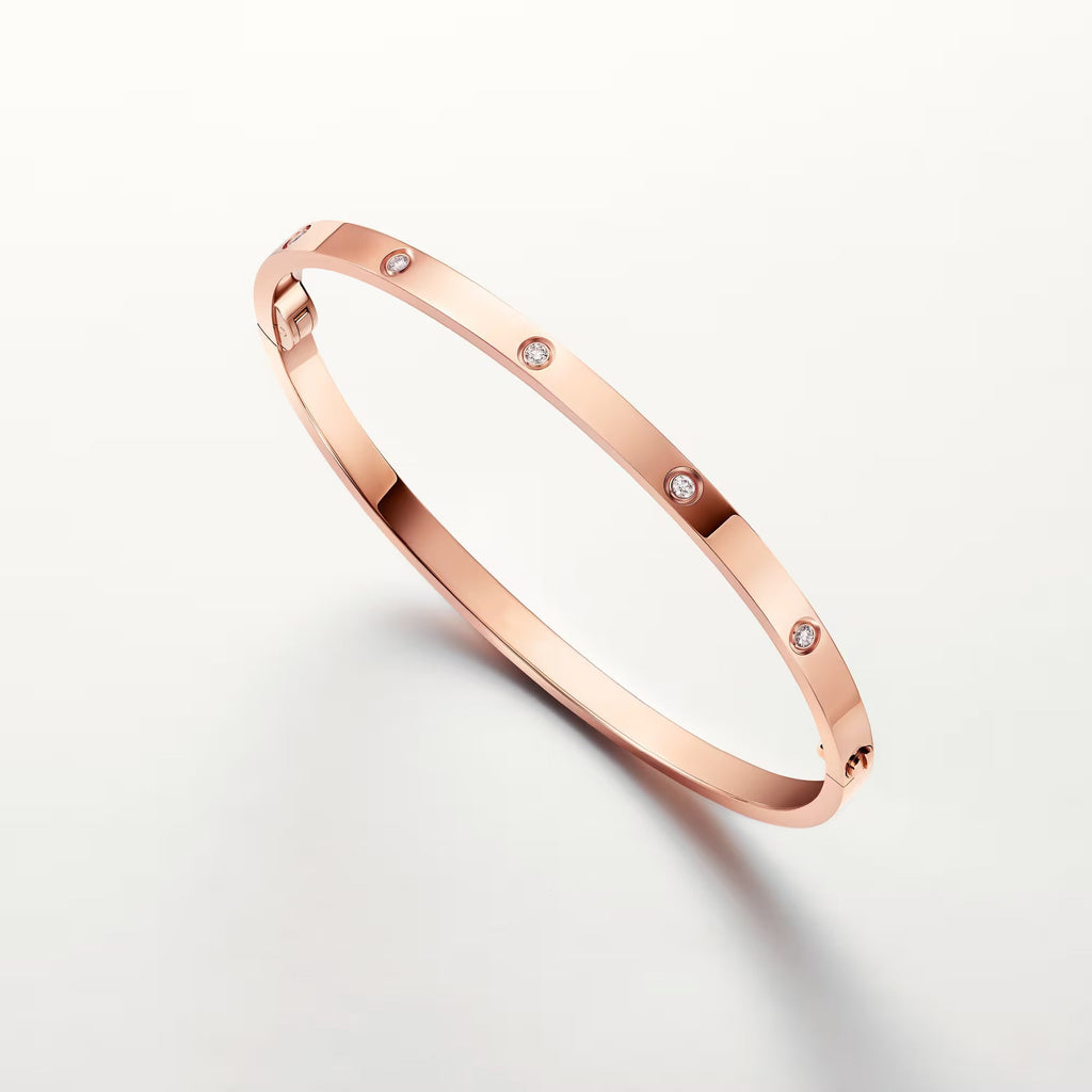 [Camiery] CT LOVE BRACELET 3.65MM 10DIAMOND ROSE GOLD