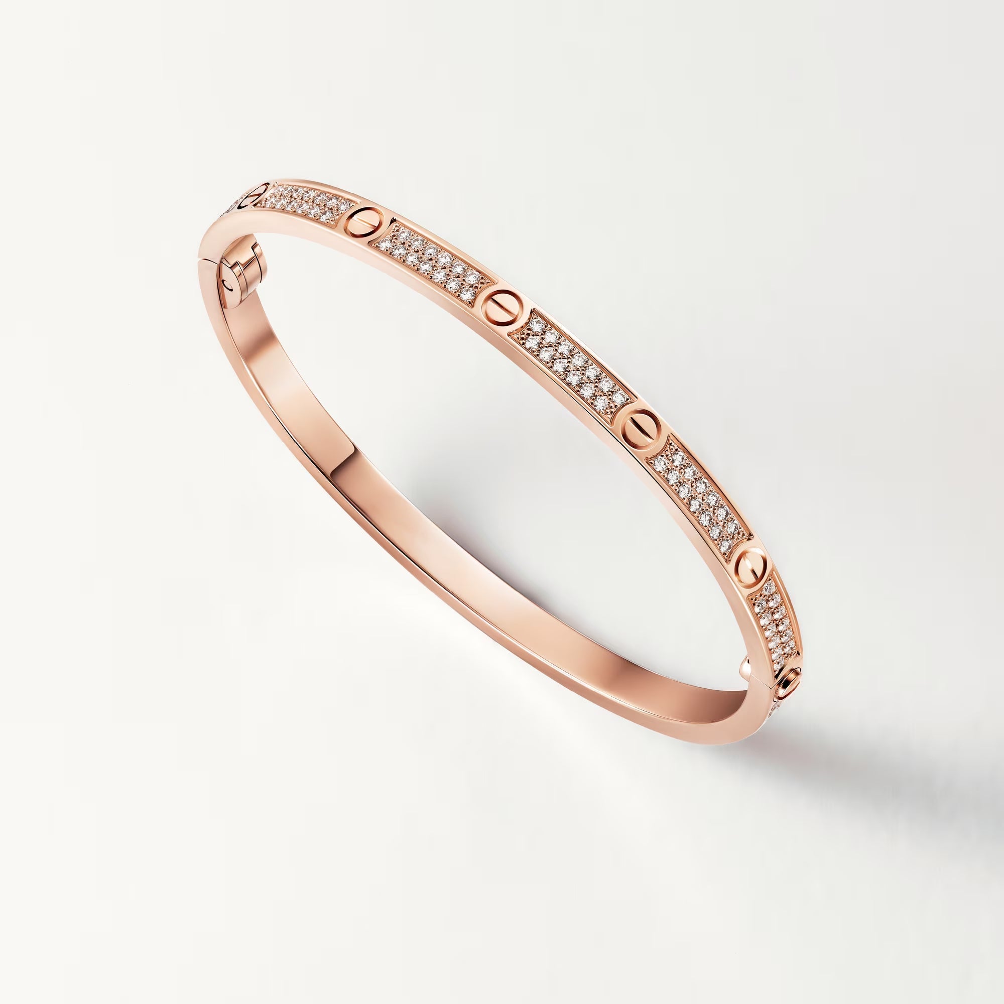 [Camiery] CT LOVE BRACELET 3.65MM FULL DIAMOND ROSE GOLD